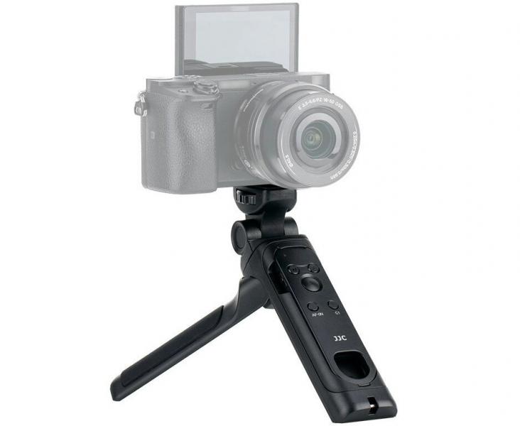 Фото Стабилизаторы для фото и видеокамер (Steadycam) Рукоятка-штатив с bluetooth пультом, кронштейн-держатель, монопод JJC TP-S1 (аналог GP-VPT2) для камер Sony