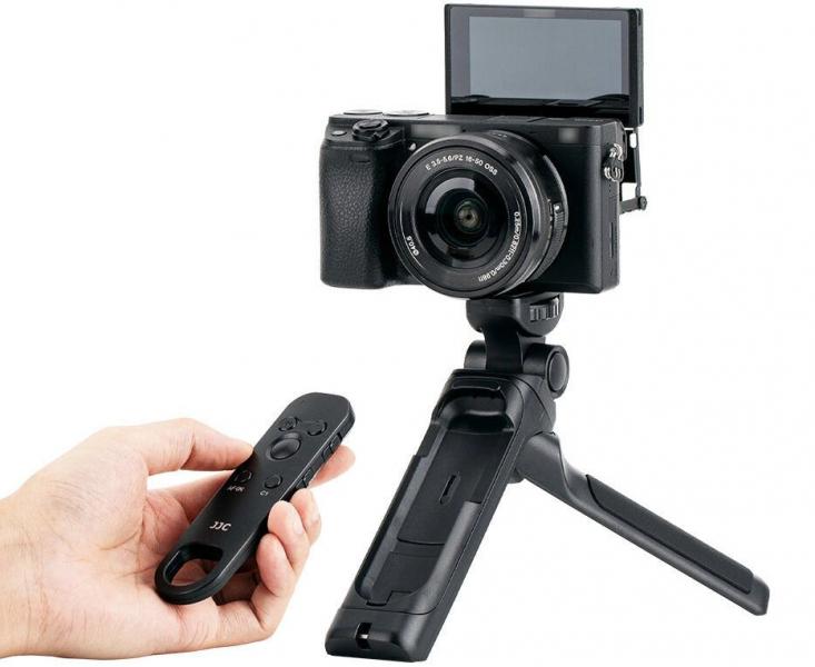 Фото Стабилизаторы для фото и видеокамер (Steadycam) Рукоятка-штатив с bluetooth пультом, кронштейн-держатель, монопод JJC TP-S1 (аналог GP-VPT2) для камер Sony