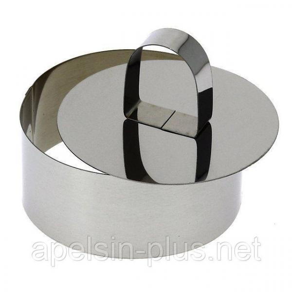 Фото Формы для гарниров, салатов и десертов Набор для формирования гарниров и салатов Кольцо с выталкивателем 8 см