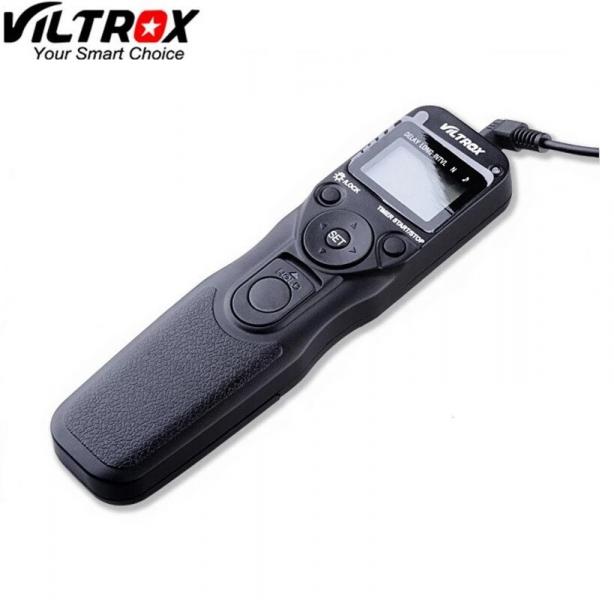 Фото Пульты ДУ (инфракрасные и проводные), Пульты дистанционного управления для фотоаппаратов NIKON Проводной пульт управления тросик Viltrox с таймером и LCD - MC-N1 (аналог MC-36A) для NIKON программируемый