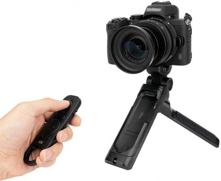 Фото Стабилизаторы для фото и видеокамер (Steadycam) Рукоятка-штатив с пультом (аналог ML-L7), кронштейн-держатель, монопод JJC TP-N1 для камер Nikon