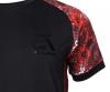  Футболка Azura T-Shirt A3 Black-Red Camo XL Мужские майки футболки в Украине