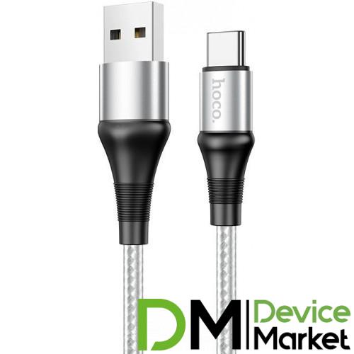 Фото  Кабель HOCO X50 Type-C to Type-C Exquisito 100W charging data cable(L2M) Gray (Код товара:18821)