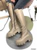 Сапоги евро-зима высокие беж кожа на шнуровке В наличии и под заказ Комплекты постельного белья в Украине