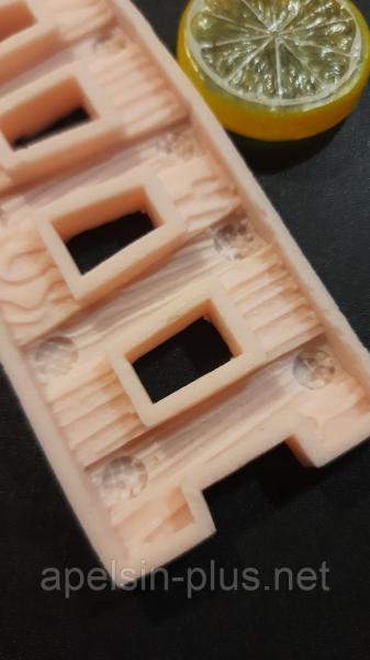 Фото  Молд силиконовый для мастики шоколада и карамели Лестница 12,8 см 4,5 см