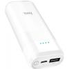 Внешние аккумуляторы (портативные акб, power bank) для цифровой техники, смартфонов - PowerBank Hoco B35A 5200mAh White (Код товара:18617)