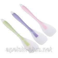 Фото  Лопатка силиконовая цельнолитая Сердечко 27,0 см ОПТ