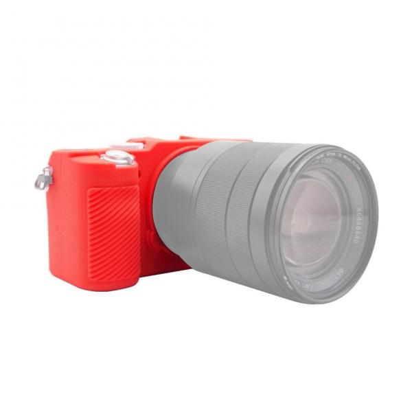 Фото Сумки, футляры, чехлы для камер и объективов, Силиконовые чехлы-футляры для фотоаппаратов, Силиконовые чехлы для фотоаппаратов Sony Защитный силиконовый чехол Puluz PU7139R для фотоаппаратов SONY Sony A7C / ILCE-7C - красный