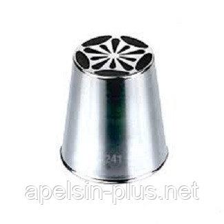 Фото  Насадка кондитерская для зефира и крема Тюльпан выход 2,5 см