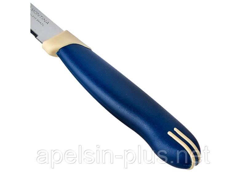 Фото  Нож для томатов Tramontina серия MULTICOLOR 127 мм упаковка 12 штук  ОПТ