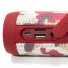 Усилители звука, колонки - Колонка ZEALOT S22 Red Camouflage FM радио фонарик 3 режима Bluetooth microSD карта громкая связь