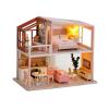 3D Румбокс DIY Cute Room QL-003-B Розовый Лофт детский конструктор кукольный дом