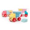 Деревянная развивающая игра Lesko DL-5556 Машинки для детей