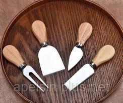 Фото  Набор ножей для сыра нержавеющая сталь 4 предмета ОПТ