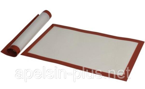 Фото  Силиконовый коврик армированный для выпечки 29,5 см 42 см ОПТ