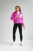  Укорочений пуховик 'Bubble' рожевий Куртки женские в Украине