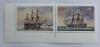 2001 № 382-383 сцепка почтовых марок Корабли парусники