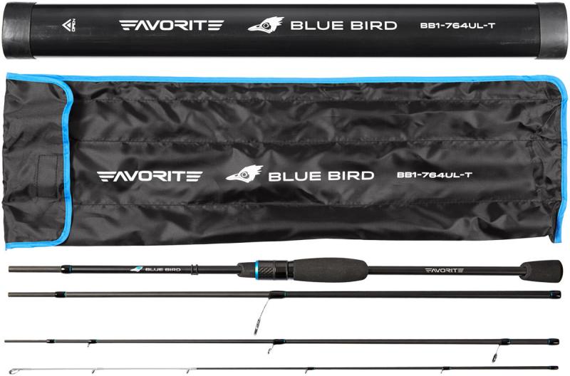 Фото  Спиннинг Favorite Blue Bird Compact BB1-804L-T 2.40m 3-12g