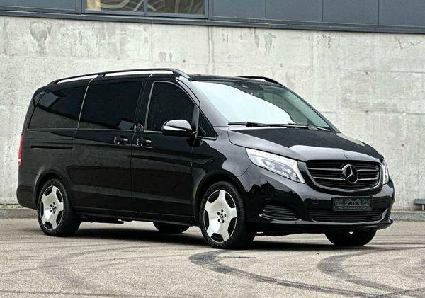 Микроавтобус Mercedes V класс заказать в аренду с водителем без водителя 