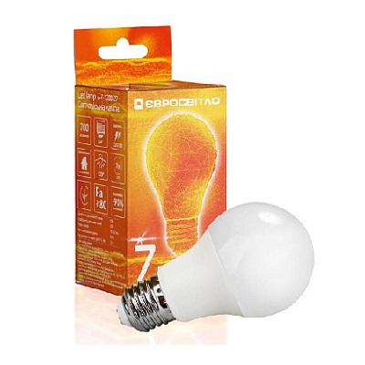 Фото Лампы накаливания, натриевые, галогенные, энергосберегающие, светодиодные, люминесцентные, Лампа светодиодная Светодиодная лампа 7Вт 4200К A-7-4200-27 Е27