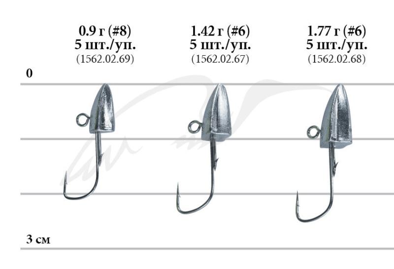 Фото  Джиг головка Decoy SV-51 Delta Magic #8-0.6g (5шт/уп)