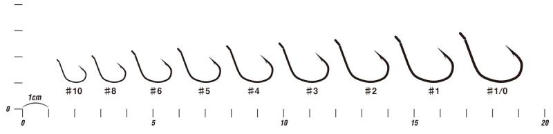 Фото  Крючок Decoy Worm23 Body Hook #6 (9 шт/уп)