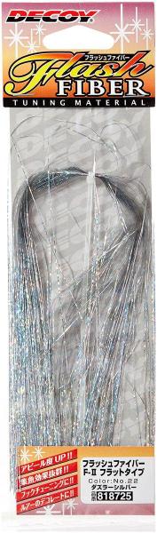 Фото  Оперение крючка Decoy F-2 Flash Fiber 30cm ц:22