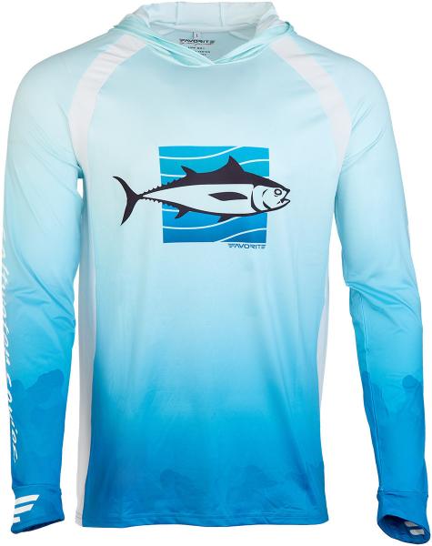 Реглан Favorite Hooded Jersey Tuna M ц:голубой
