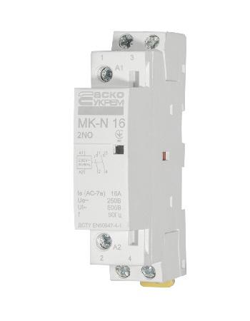 Фото Контакторы электромагнитные постоянного и переменного тока, Контактор МК Контактор модульный MK-N 2P 16A 2НО 220V