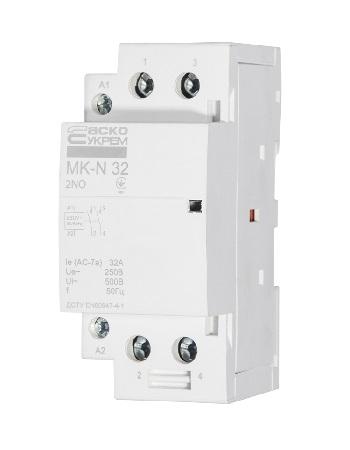 Фото Контакторы электромагнитные постоянного и переменного тока, Контактор МК Контактор модульный MK-N 2P 32A 2НО 220V