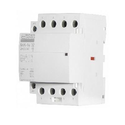 Фото Контакторы электромагнитные постоянного и переменного тока, Контактор МК Контактор модульный MK-N 4P 32A 2НО+2НЗ 220V