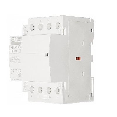 Фото Контакторы электромагнитные постоянного и переменного тока, Контактор МК Контактор модульный MK-N 4P 63A 2НО+2НЗ 220V
