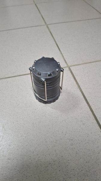 Фото  УЦЕНКА! Фонарик раздвижной на батарейках для кемпинга туризма дома COB LED 3xAA ABS (Нет упаковки 2702)