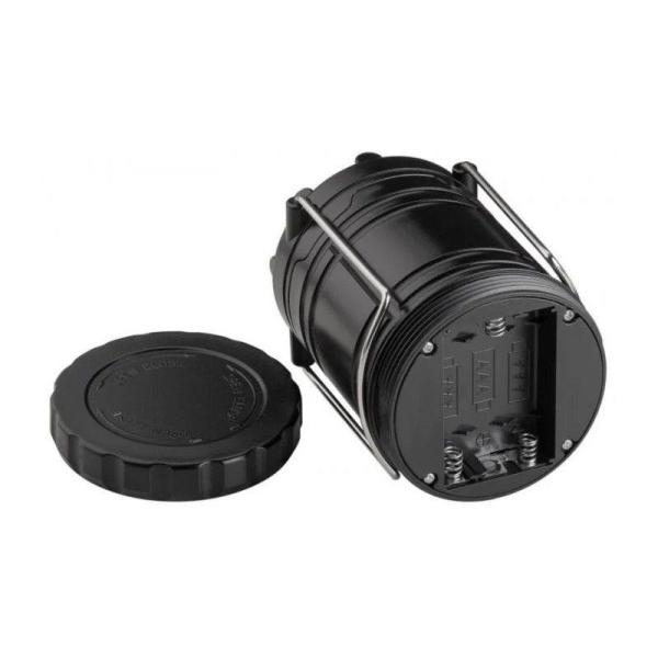 Фото  УЦЕНКА! Фонарик раздвижной на батарейках для кемпинга туризма дома COB LED 3xAA ABS (Нет упаковки 2702)