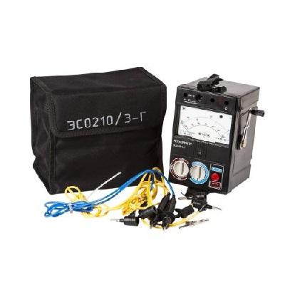 Фото Контрольно-измерительные приборы и автоматика, Клещи, тестеры, мультиметры, указатели напряжения, амперметры, вольтметры, регуляторы, сигнализаторы Мегаомметр ЭС0210/3Г