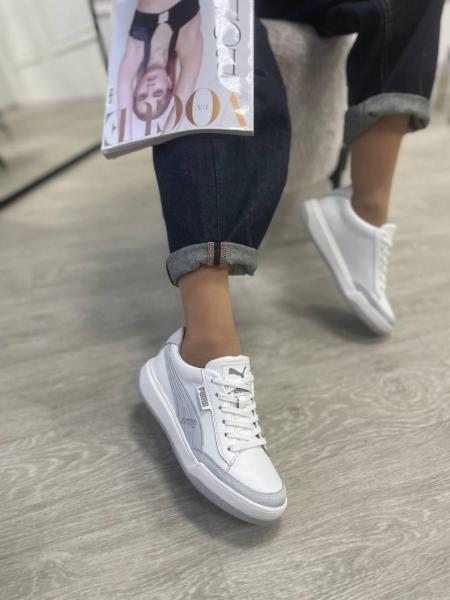 Кеди жіночі  Puma з натуральної шкіри 40