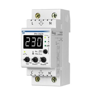 Фото Контрольно-измерительные приборы и автоматика, Клещи, тестеры, мультиметры, указатели напряжения, амперметры, вольтметры, регуляторы, сигнализаторы Реле напряжения РН-263t