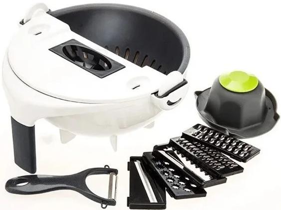Фото Все для кухни Многофункциональная вращающаяся овощерезка WET BASKET