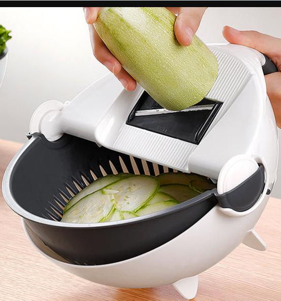 Фото Все для кухни Многофункциональная вращающаяся овощерезка WET BASKET