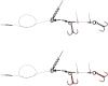 Оснастка Savage Gear Linethru Corkscrew Rig 2x#1/0 45cm 31kg (2 шт/уп.)