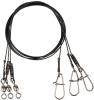 Поводок Savage Gear Black7 Trace 20cm 0.35mm 7kg (3 шт/уп.)