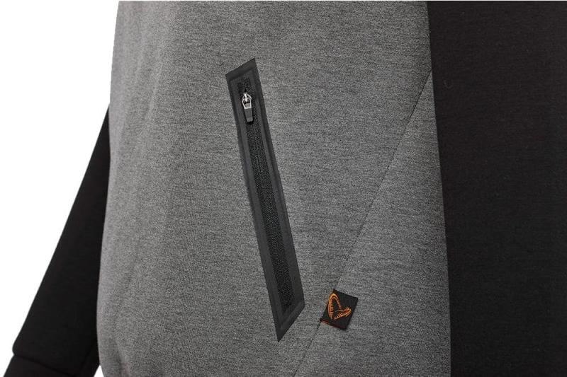 Фото Одежда и снаряжение, Верхняя одежда, Куртки Реглан Savage Gear Tec-Foam Hoodie XL ц:dark grey melange