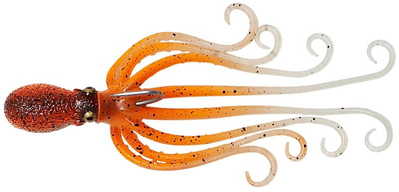 Фото  Силикон Savage Gear 3D Octopus 150mm 70.0g UV Orange Glow (поштучно)