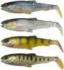 Силикон Savage Gear Craft Cannibal Paddletail Clear Water 85mm 7.0g Mix (4 шт/уп)