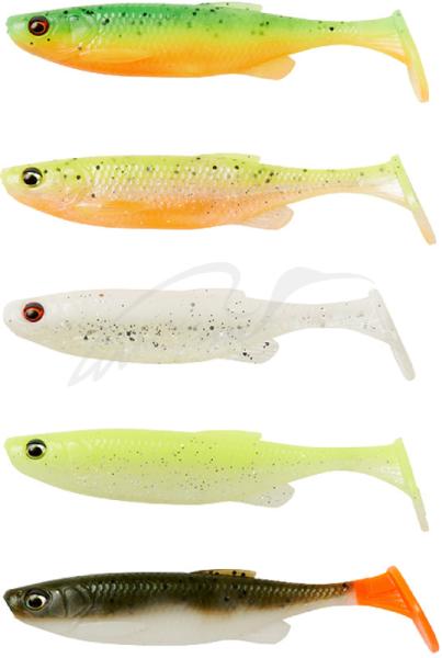 Фото  Силикон Savage Gear Fat Minnow T-Tail 130mm 20.0g Darkwater Mix (5 шт/уп)