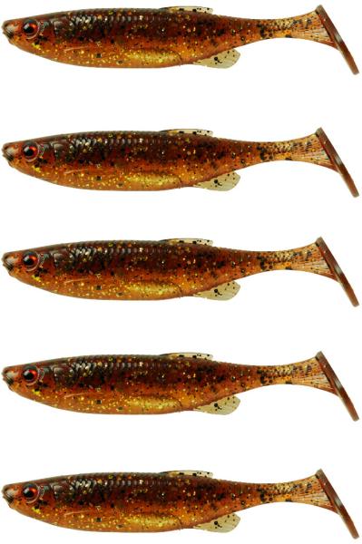 Фото  Силикон Savage Gear Fat Minnow T-Tail 130mm 20.0g Motoroil UV (5 шт/уп)