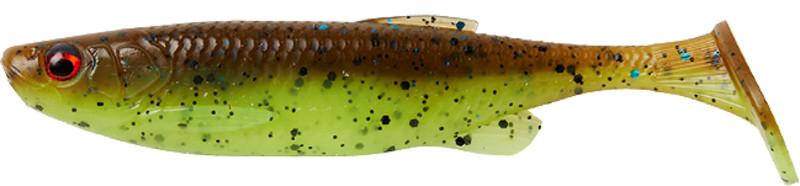 Фото  Силикон Savage Gear Fat Minnow T-Tail 90mm 7.0g Chartreuse Pumpkin (поштучно)