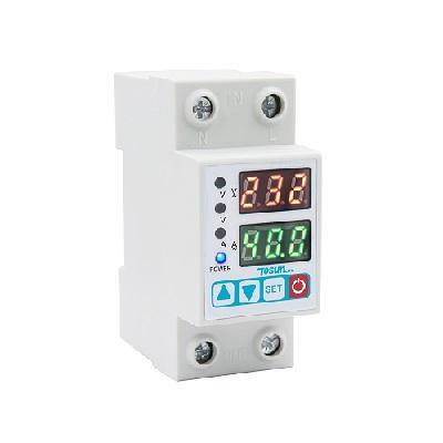 Фото Контрольно-измерительные приборы и автоматика, Клещи, тестеры, мультиметры, указатели напряжения, амперметры, вольтметры, регуляторы, сигнализаторы Реле контроля напряжения и тока TDP2-1 40А 1NO (230В)