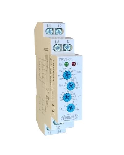 Фото Контрольно-измерительные приборы и автоматика, Клещи, тестеры, мультиметры, указатели напряжения, амперметры, вольтметры, регуляторы, сигнализаторы Реле контроля напряжения TRV8-05/M265