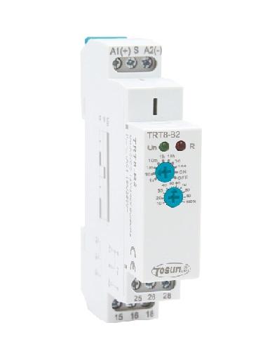 Фото Контрольно-измерительные приборы и автоматика, Клещи, тестеры, мультиметры, указатели напряжения, амперметры, вольтметры, регуляторы, сигнализаторы Реле задержки включения TRT8-A2/A230 16А